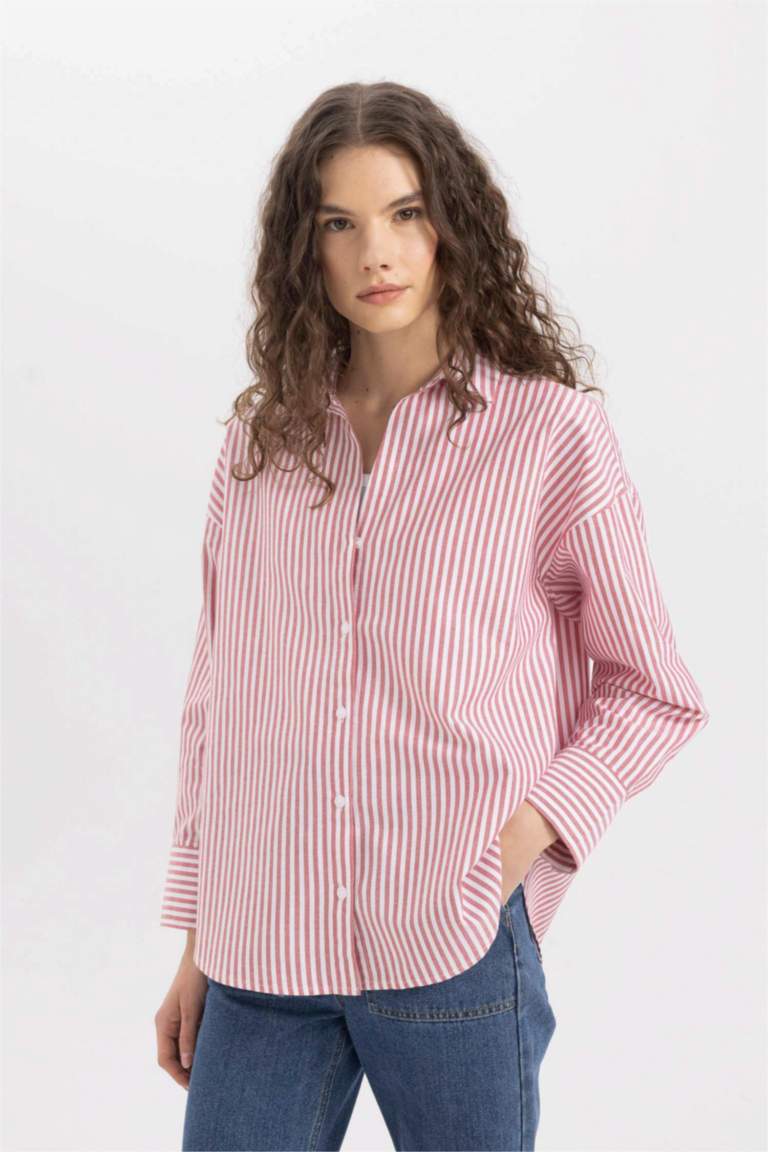 Chemise Oversize Bungle Boy Company Rouge - Boutons Manches Longues - Taille XL