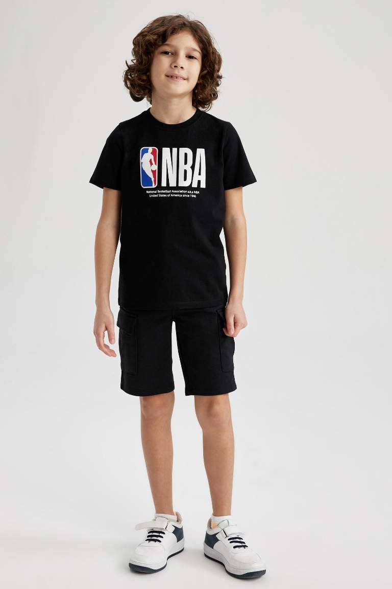 تي شيرت قصة عادية بياقة مستديرة من NBA