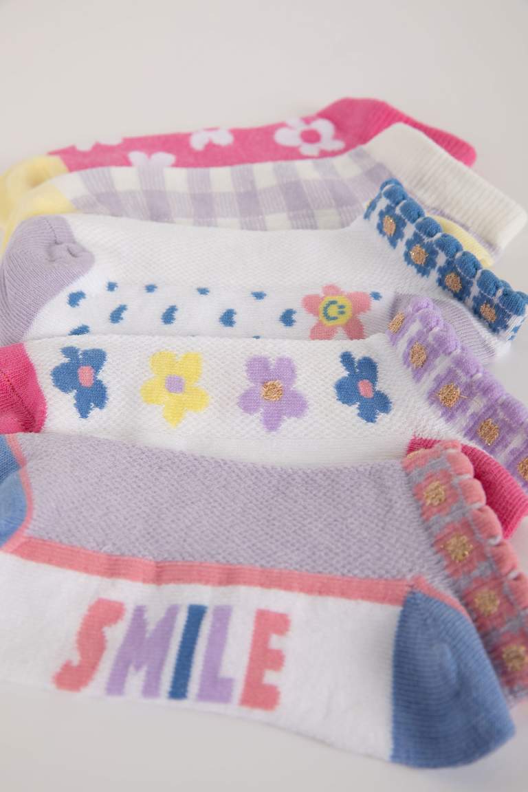 Girl 5 Piece Short Socks