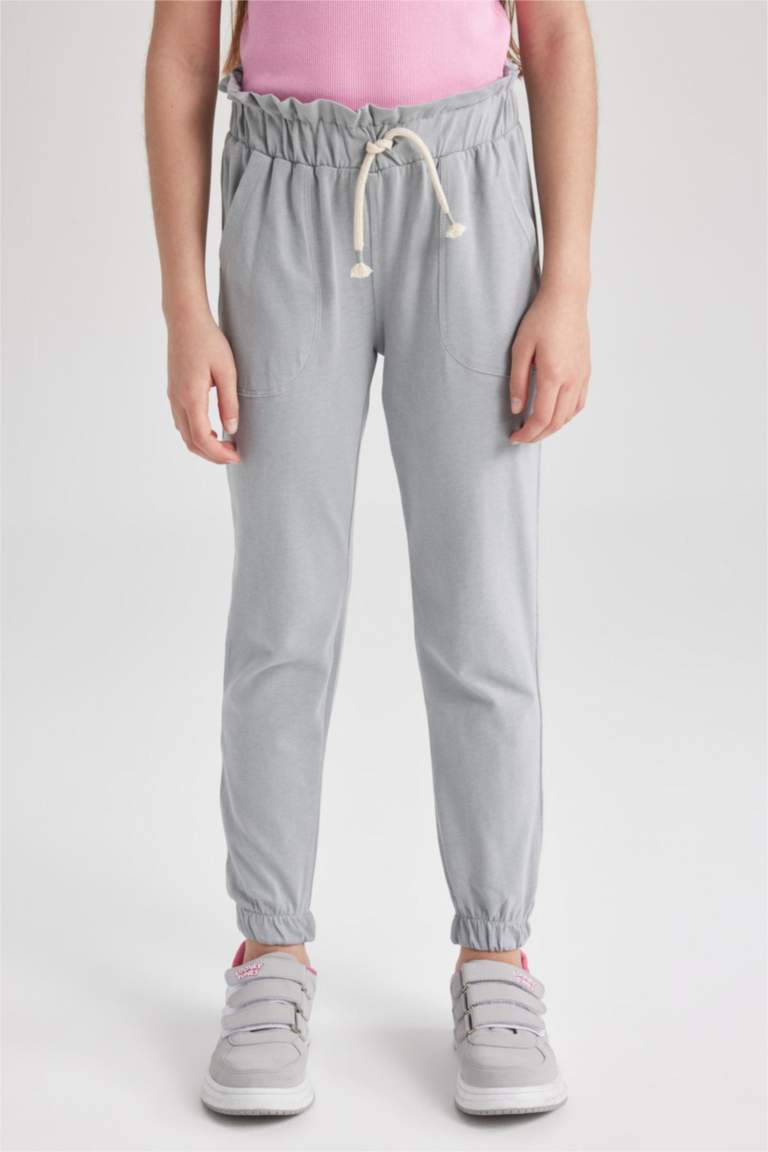 بنطلون بناتي جيرسي جوجر