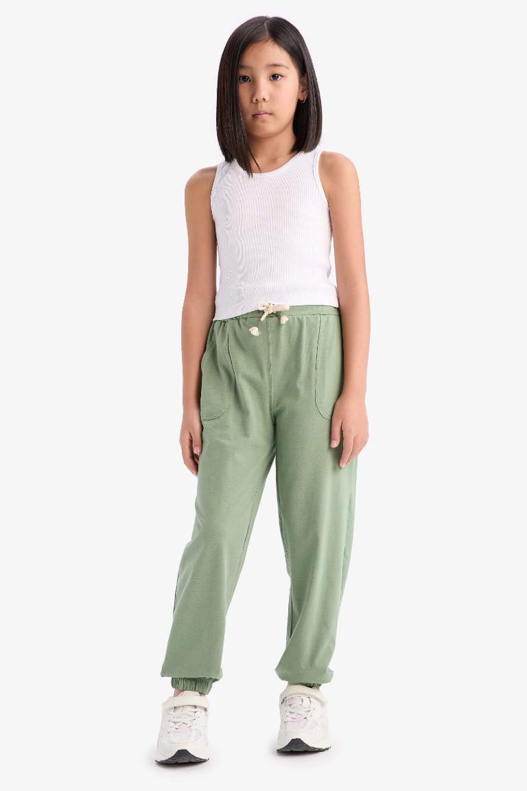 Girl Elastic Waist Sweatpants