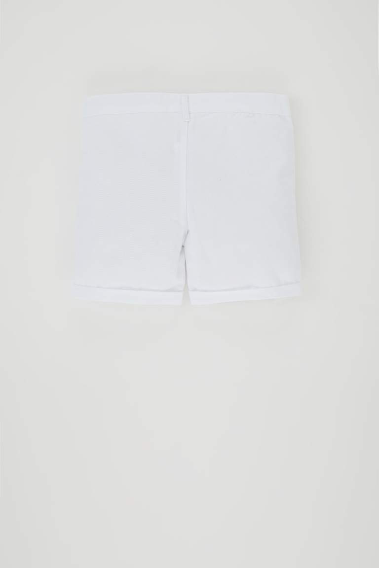 Short en Gabardine pour Bébé Garçon