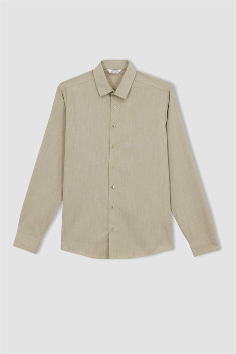 XSIDE Chemise à Manches Longues Coupe Régulière pour Hommes -W5HC48Z8