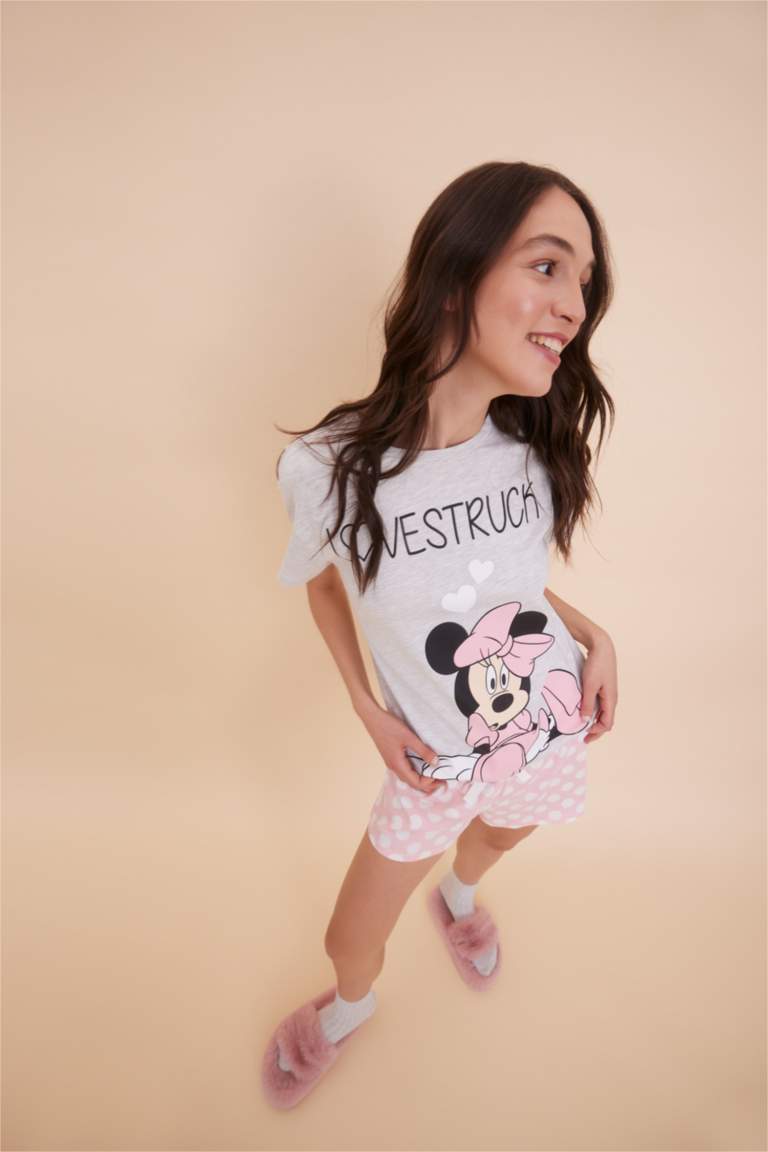 Fall In Love Valentine's Day Disney Mickey & Minnie Regular Fit Pajamas Set