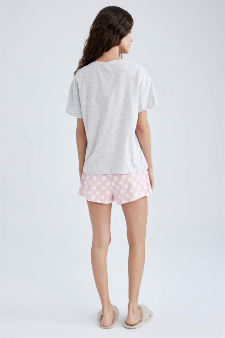 Fall In Love Valentine's Day Disney Mickey & Minnie Regular Fit Pajamas Set