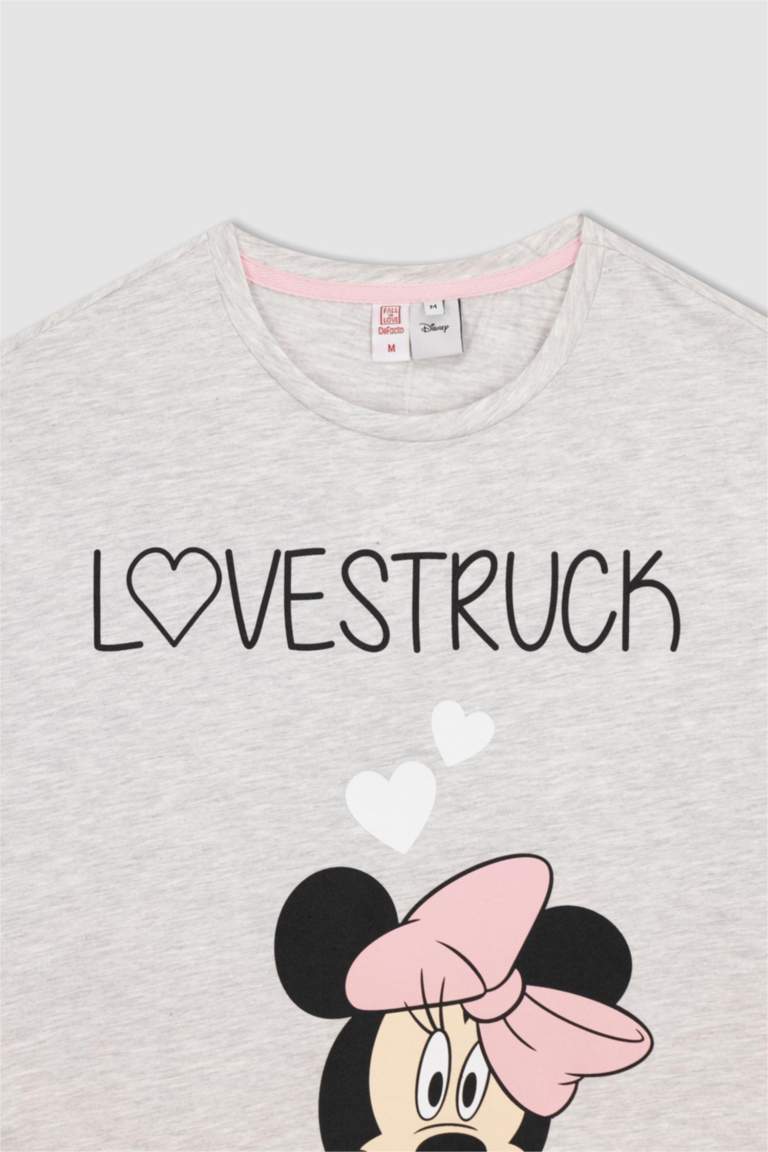 Fall In Love Valentine's Day Disney Mickey & Minnie Regular Fit Pajamas Set