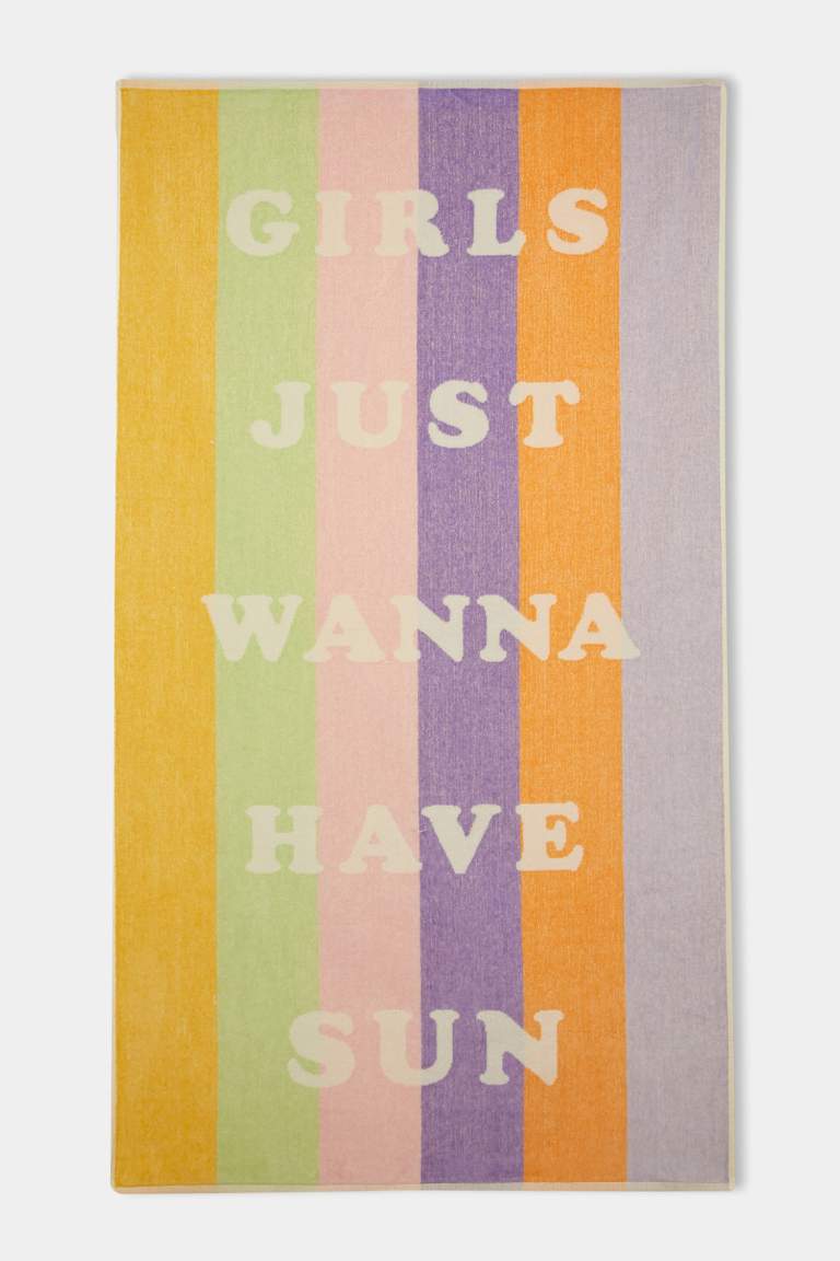 Woman Beach Towel