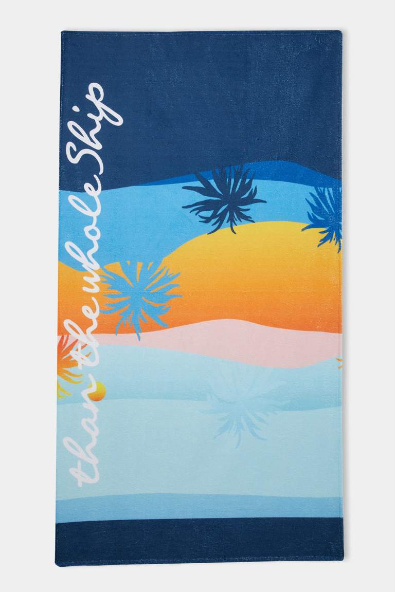 Man Cotton Beach Towel