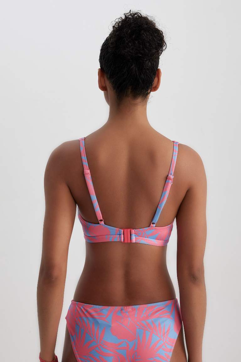 DeFactoFit Desenli Bikini Üstü