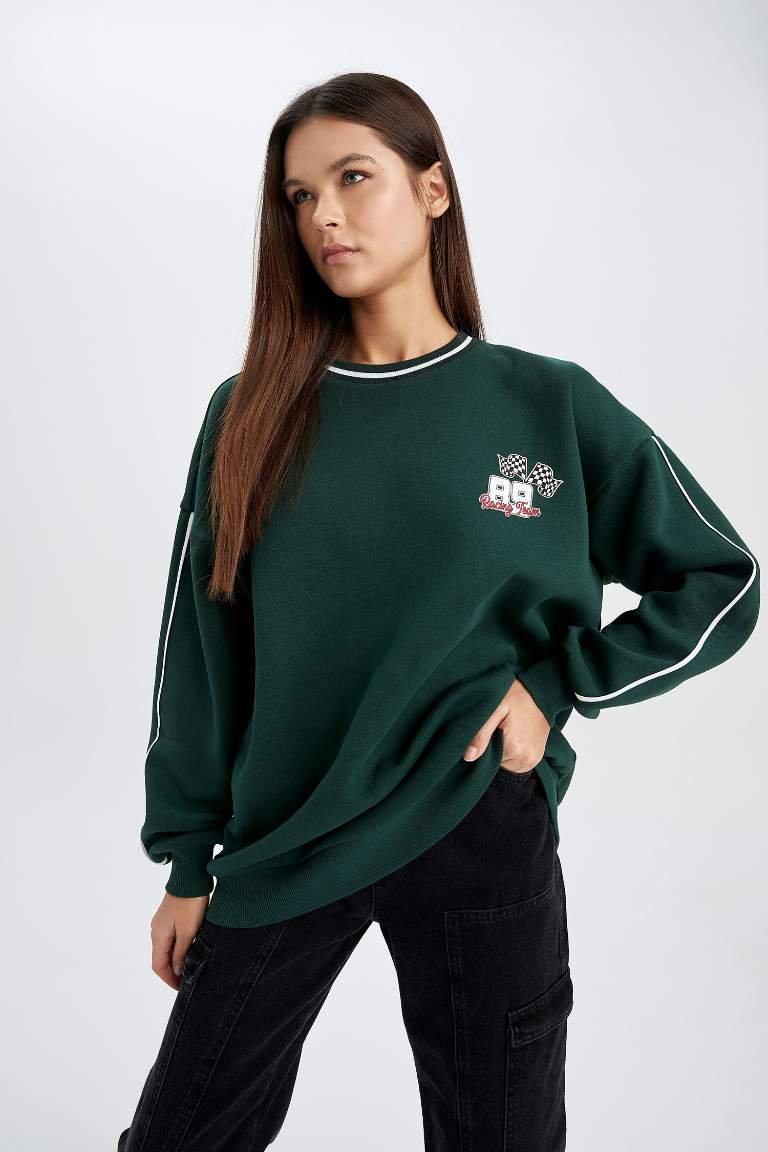 Coool Oversize Fit Kalın Sweatshirt
