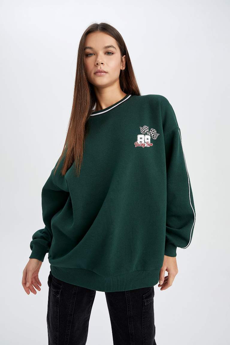 Coool Oversize Fit Kalın Sweatshirt