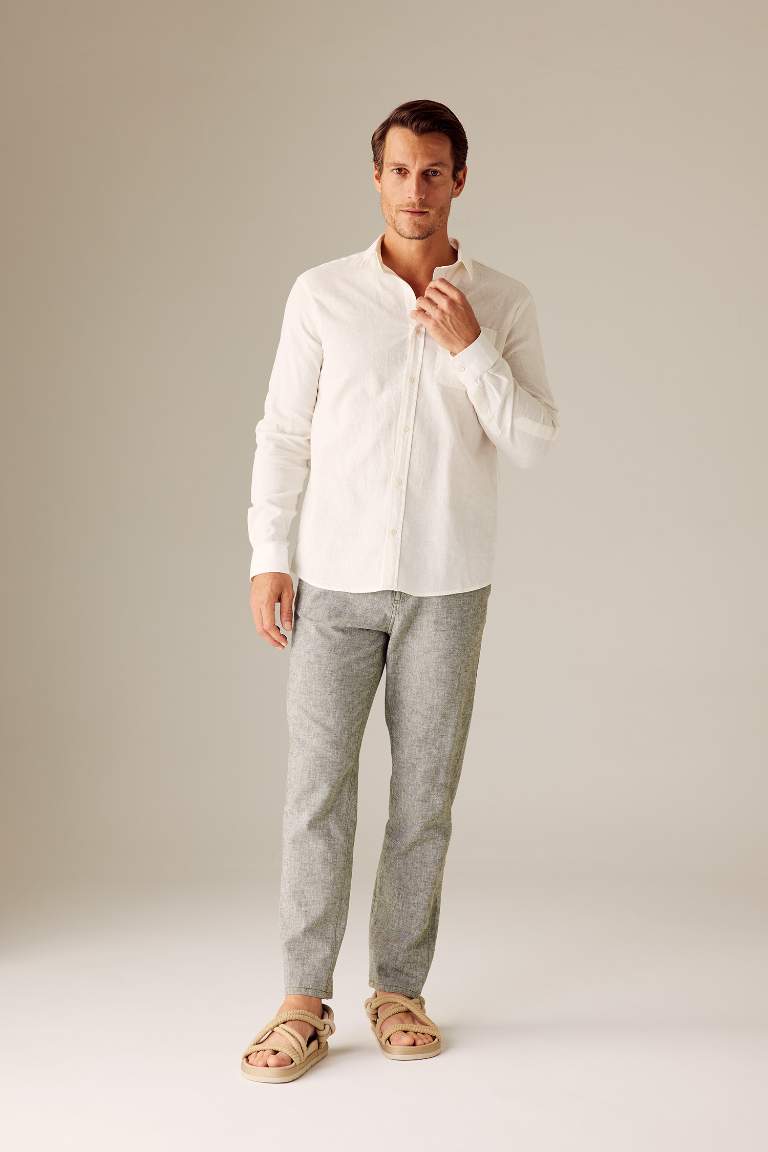 Relax Fit Regular Hem Trousers