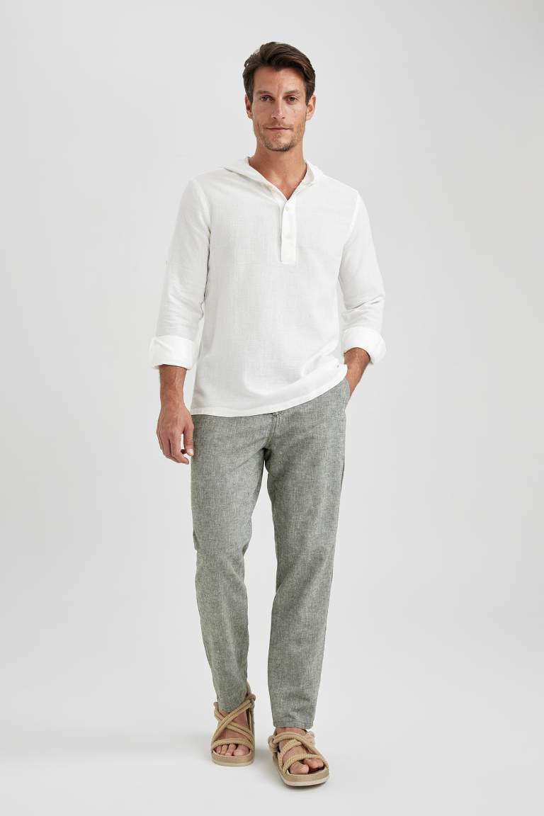 Relax Fit Regular Hem Trousers