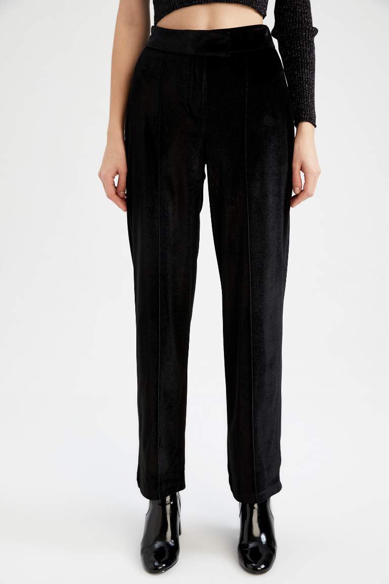 Wide Leg Corduroy Trousers