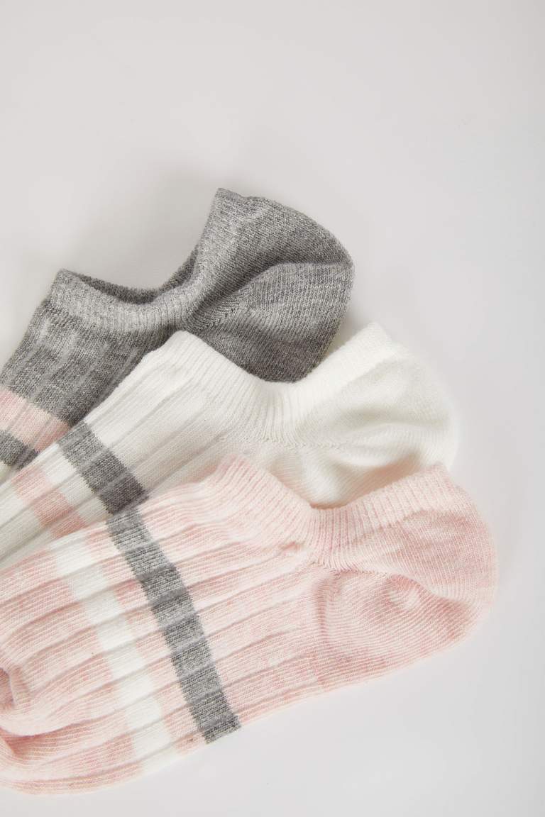 Femme Coton 3s Chaussettes Baskets