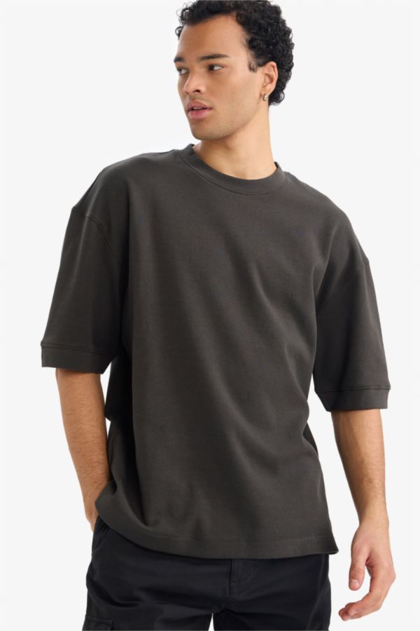 Nefes Alabilir Loose Fit Kısa Kollu Basic Tişört