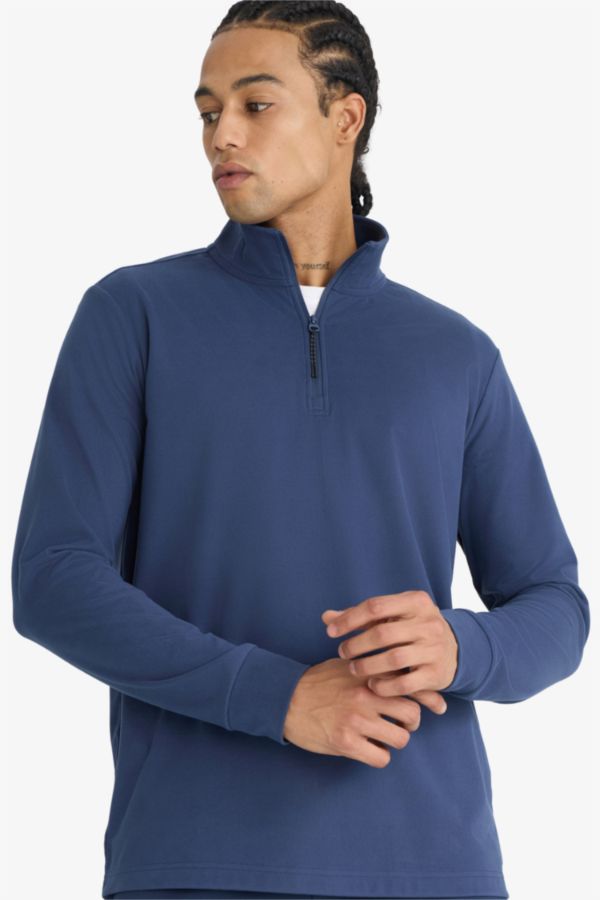Sıcak Tutan Standart Fıt Polar Sweatshirt