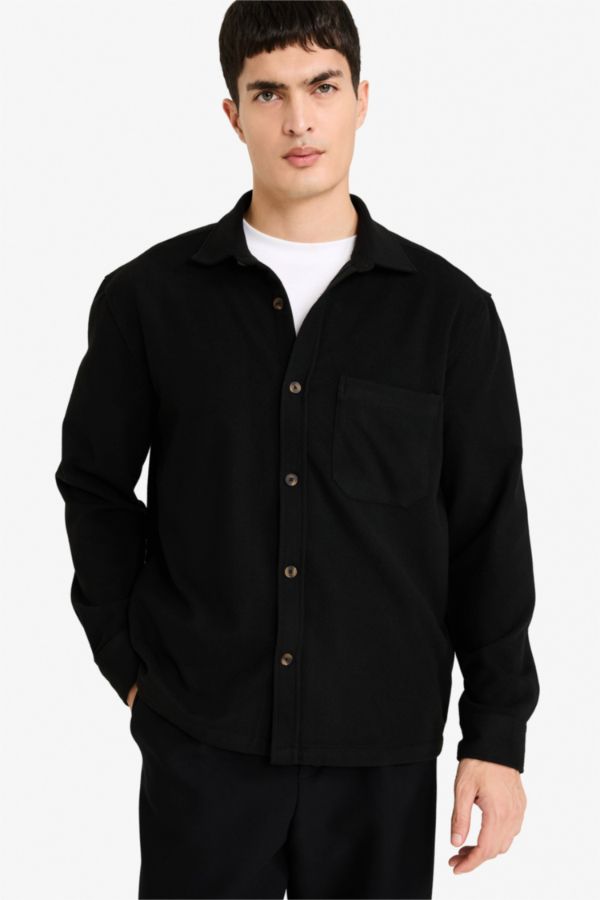 REGULAR FIT Polo Yaka Flanel Gömlek