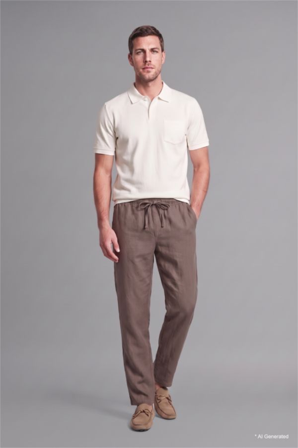 %100 Pamuk Regular Fit Pantolon