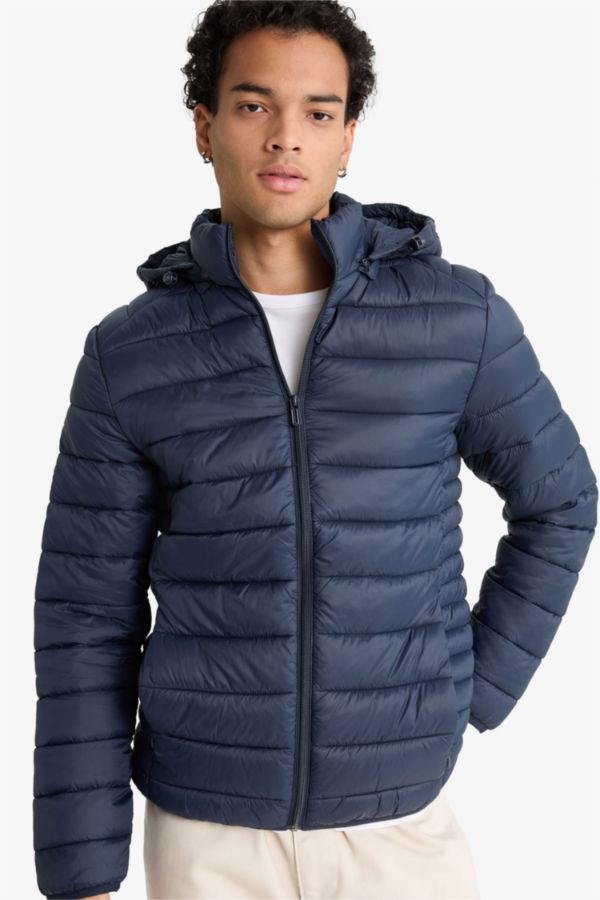 Sıcak Tutan Su İtici Slim Fit Mont