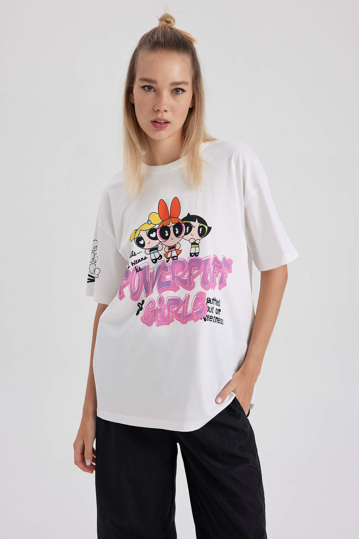 Bershka powerpuff store girl t shirt