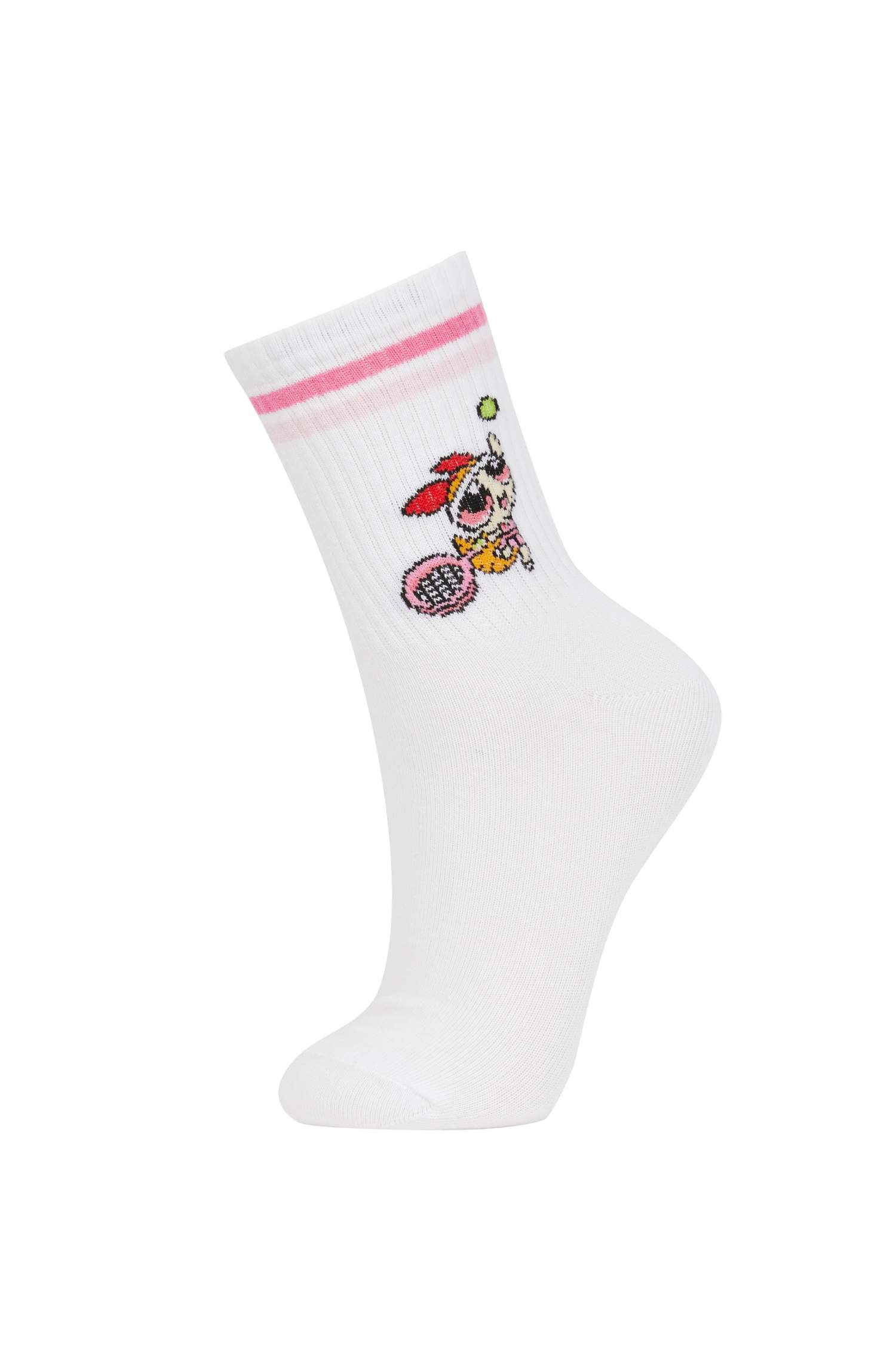 Women PowerPuff Girls 3 Pack Cotton Short Socks