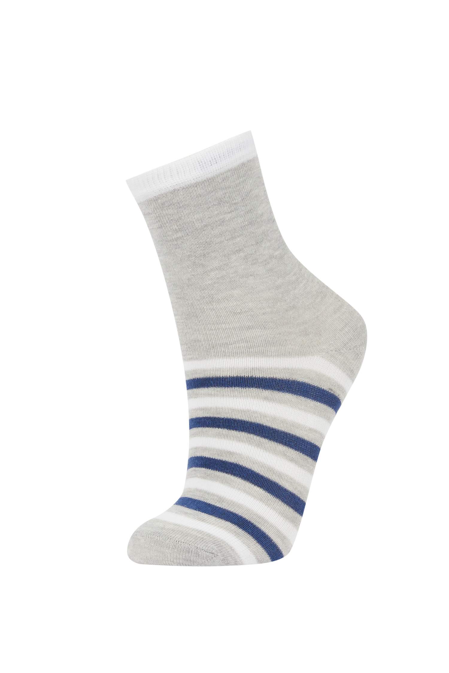 Boys 5 Pack Cotton Long Socks