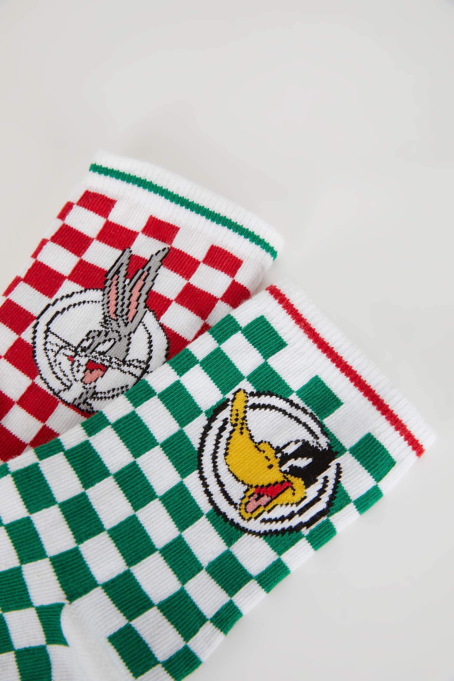 Woman Looney Tunes Licensed 2 piece Long sock