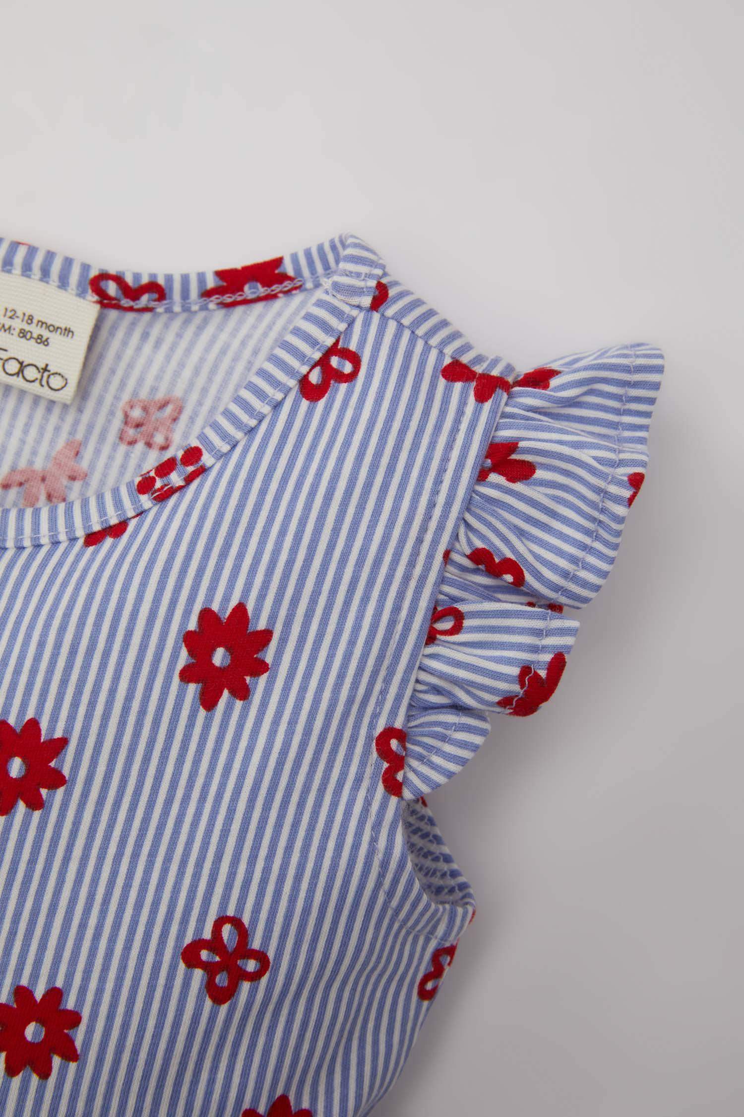 Baby Girl Patterned Sleeveless Dress