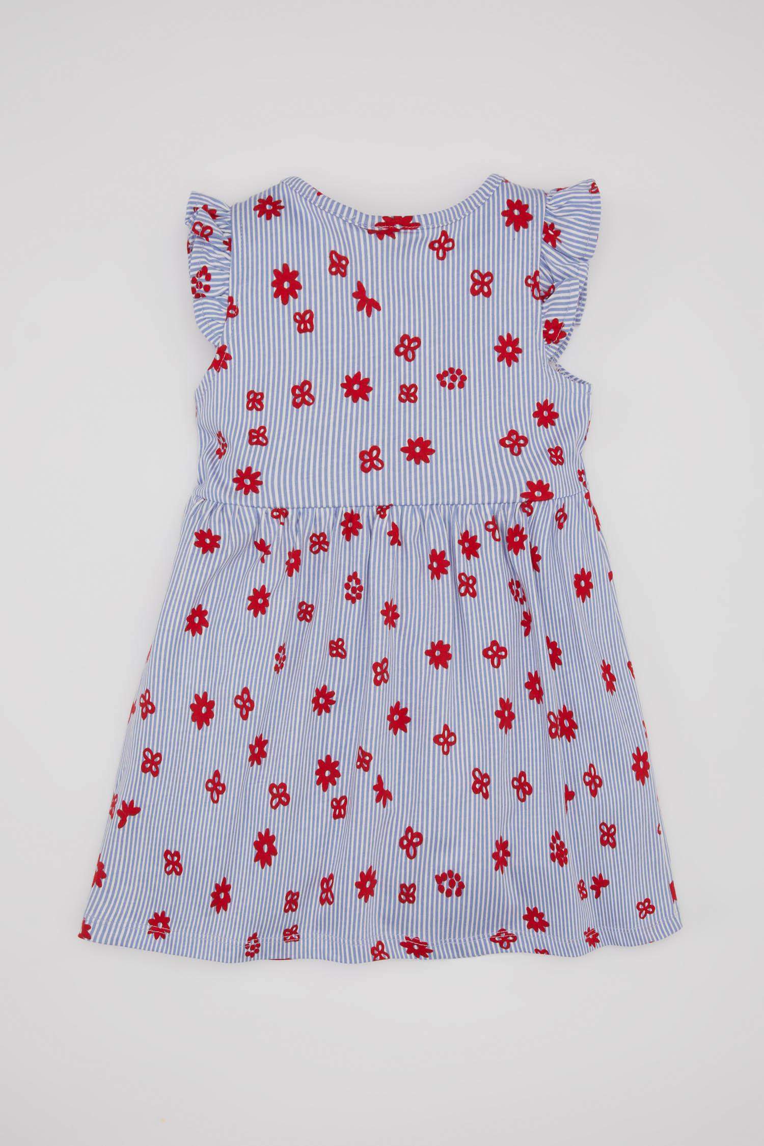 Baby Girl Patterned Sleeveless Dress
