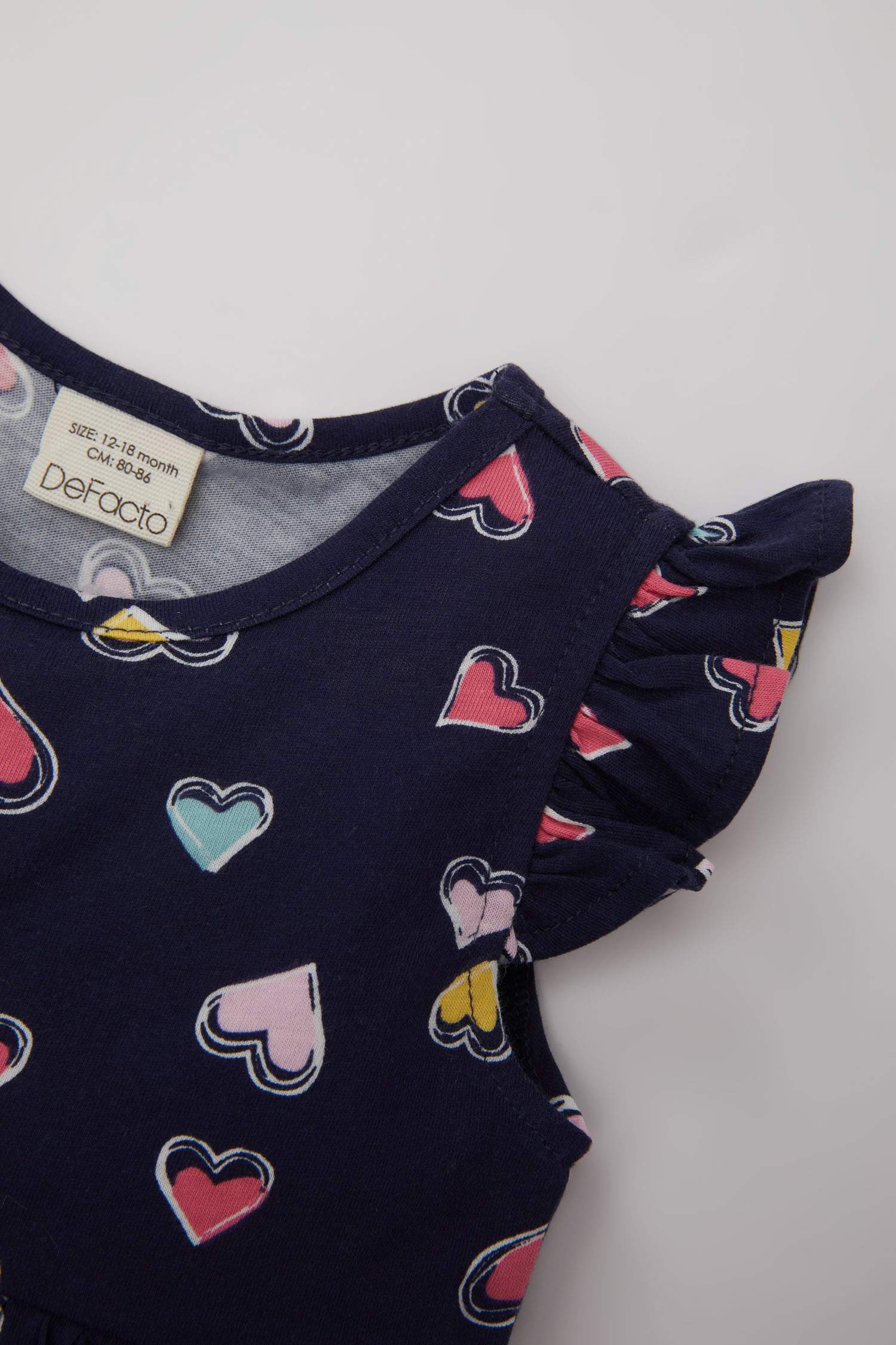 Baby Girl Patterned Sleeveless Dress