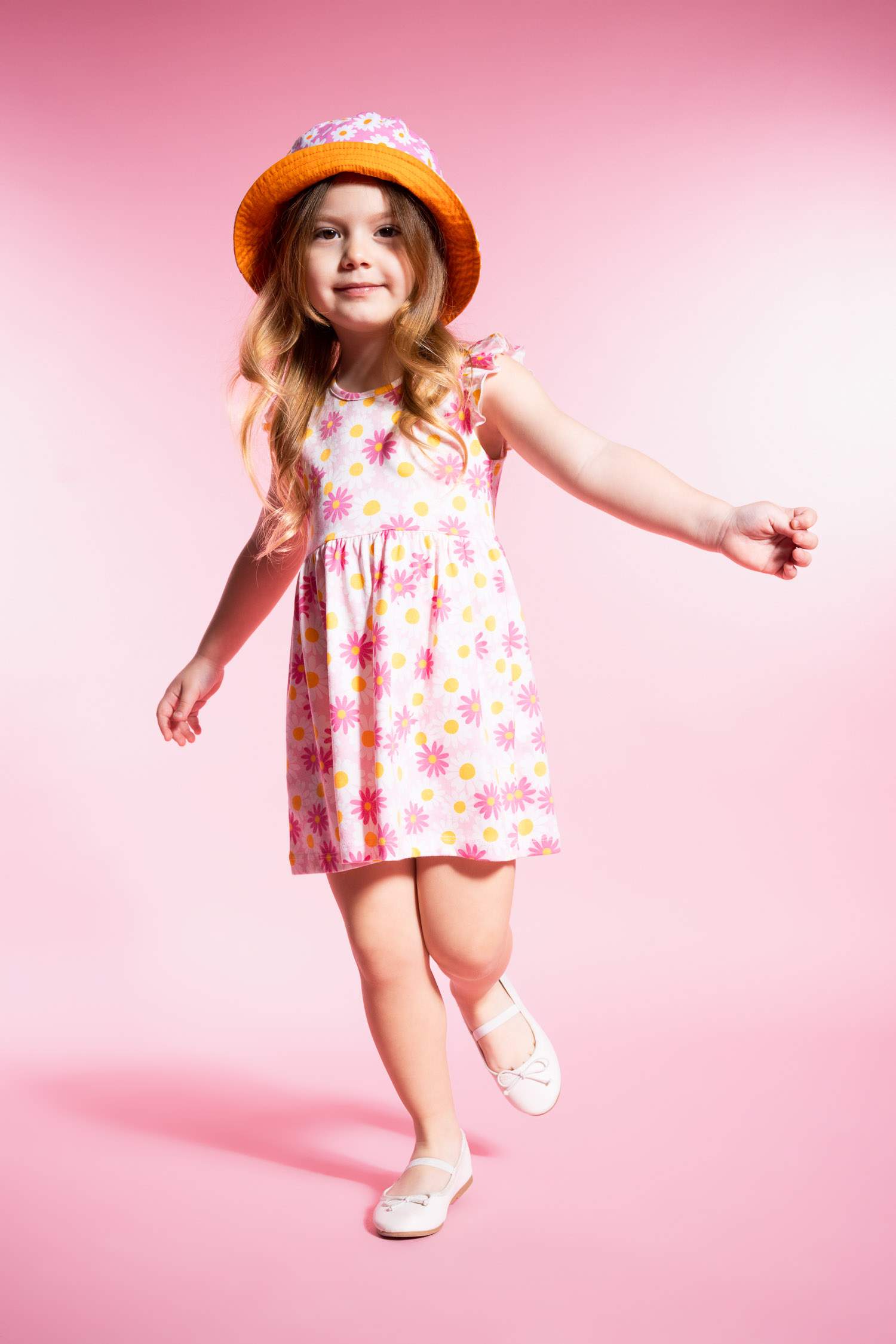 Robe Sans Manches à motifs pour bébé Fille