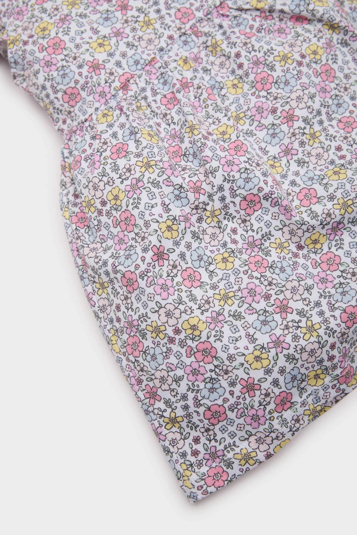 فستان بناتي قصة عادية نص كم بياقة مستديرة