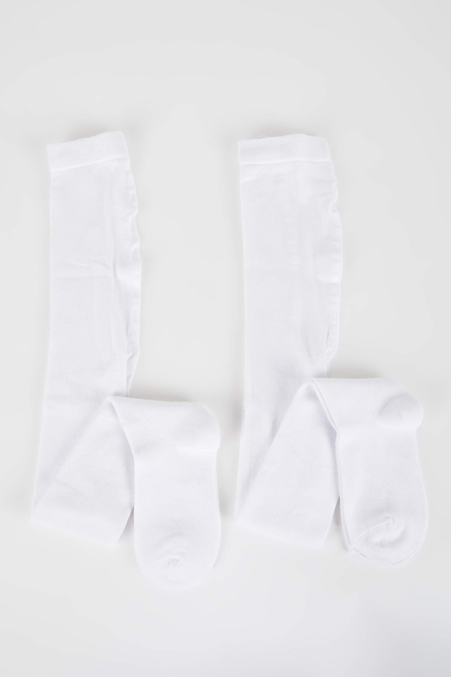 Girls 2 Pack Cotton Pantyhose