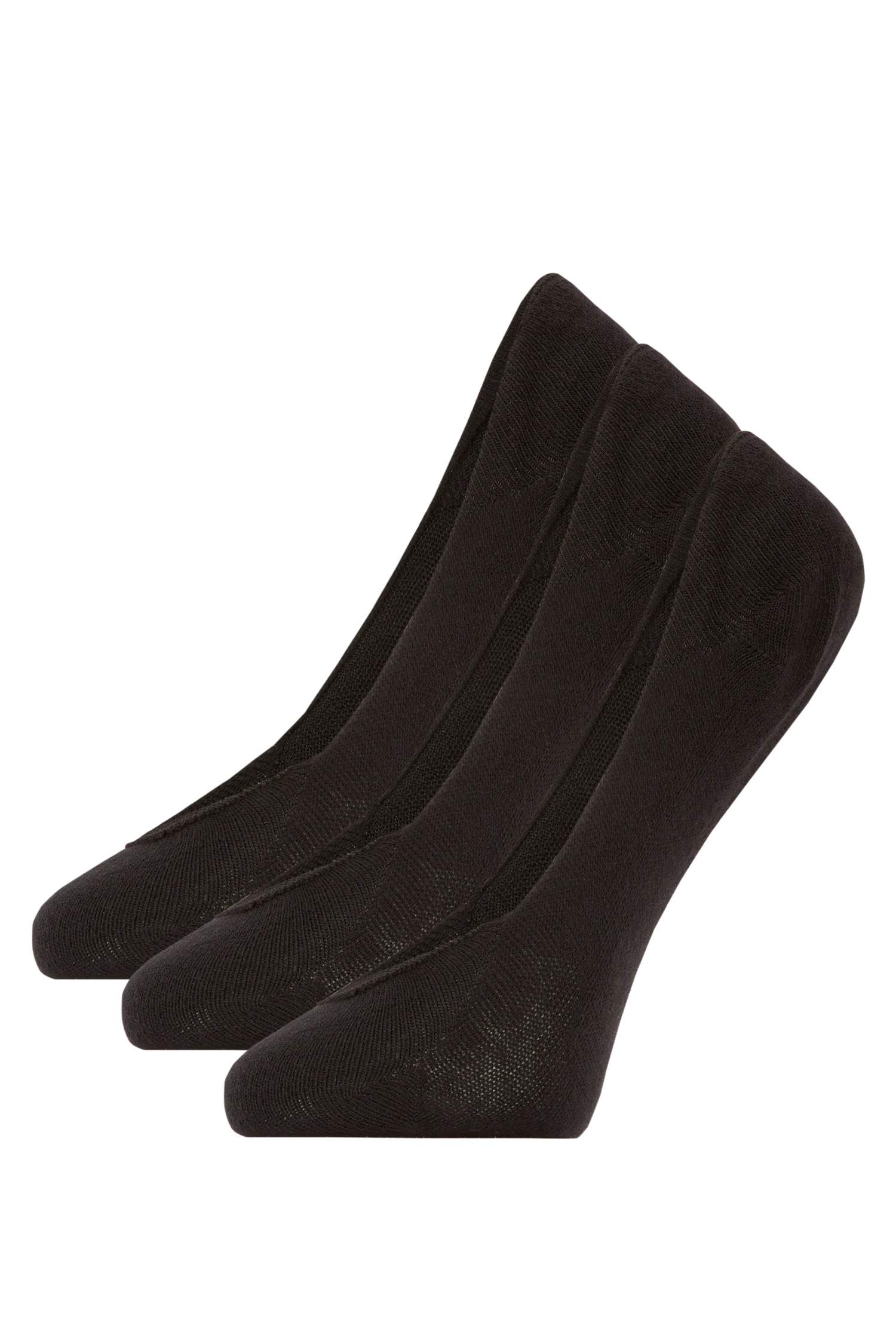 Kadın 3'lü Pamuklu Babet Çorap