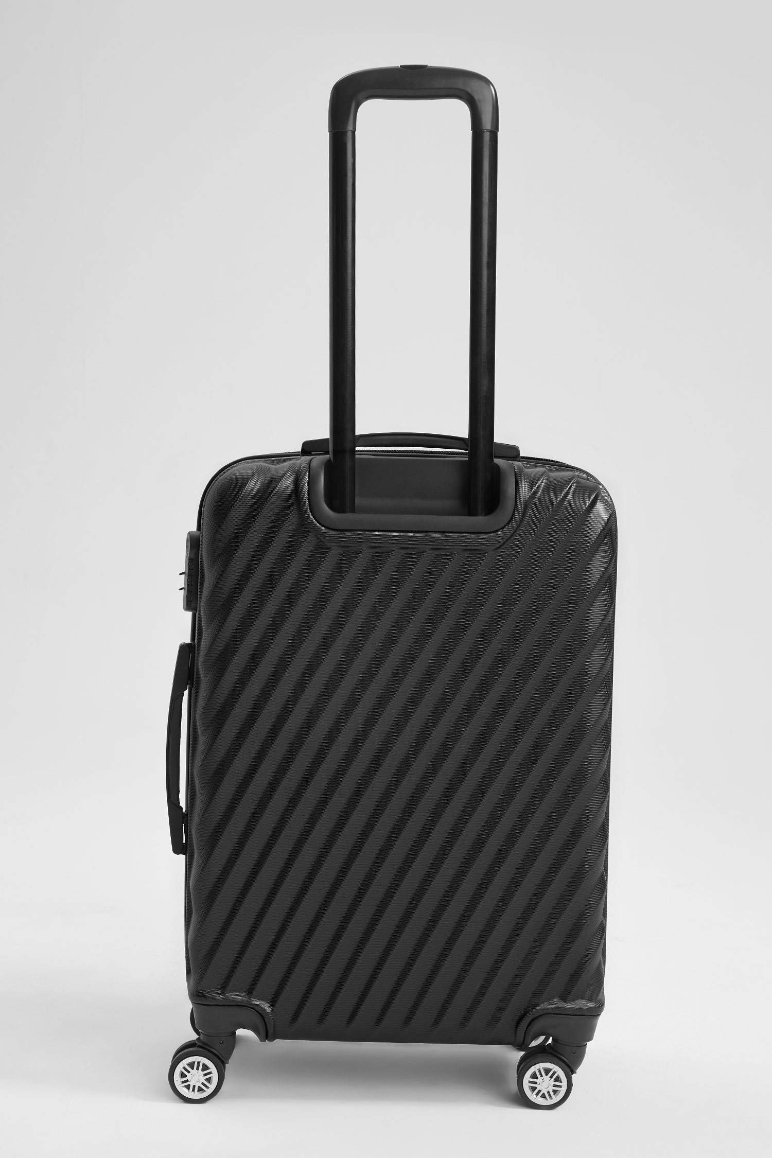 Unisex Medium Size Check Checked Hard Covered Luggage