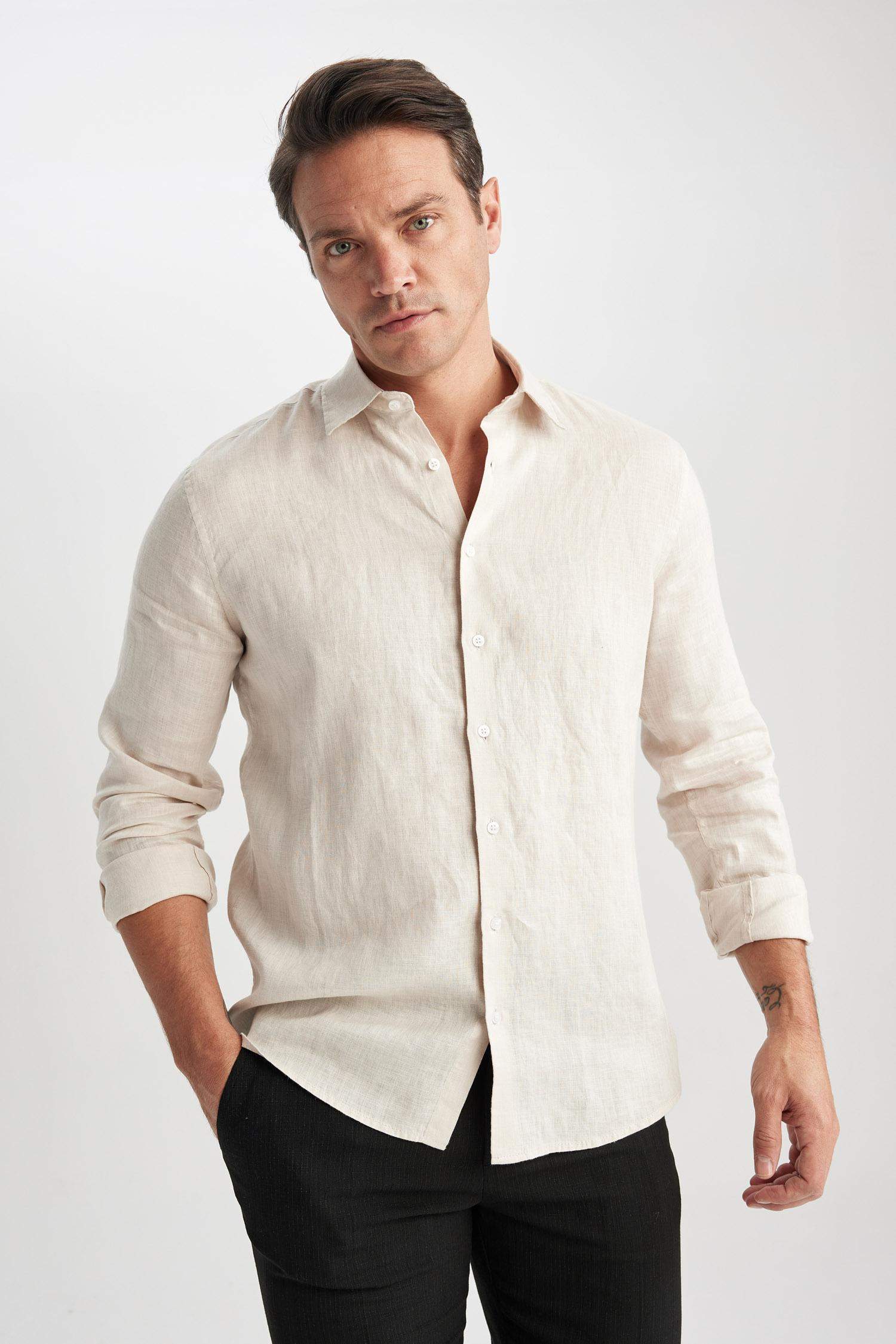 заманауи пішім Ұзын жеңді көйлек