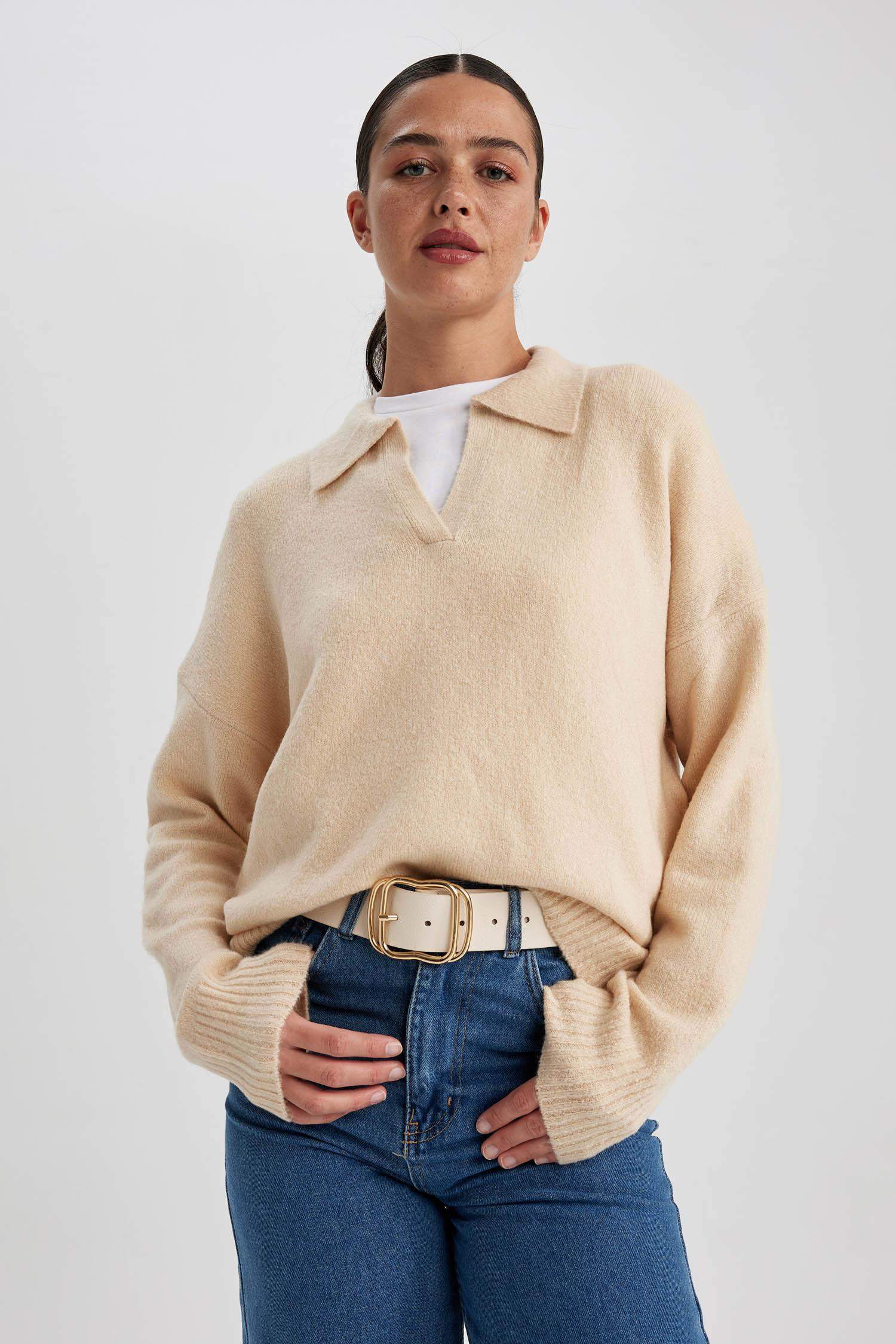 Ceinture En Jean En Similicuir Pour Femme