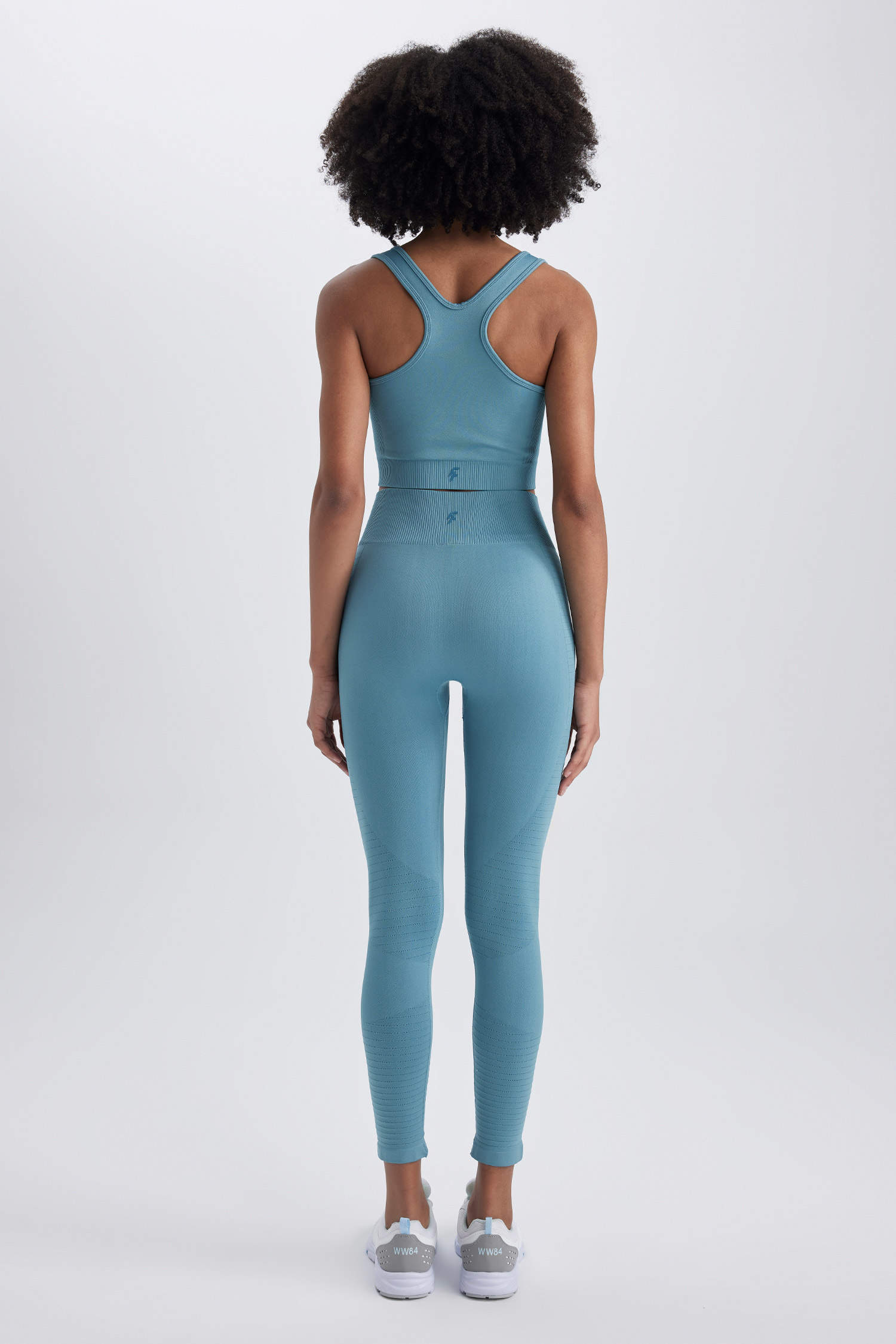 Blue Woman Defacto Fit Seamless Waist Athlete Tights 2795410 | DeFacto
