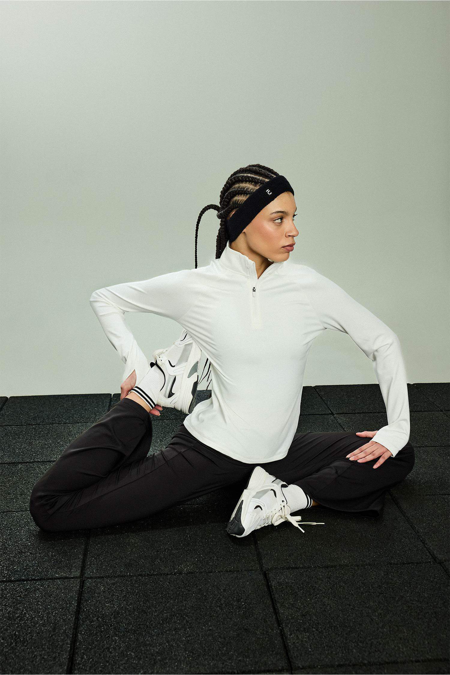 Flare Fit белді қысып тұратын спорттық шалбар