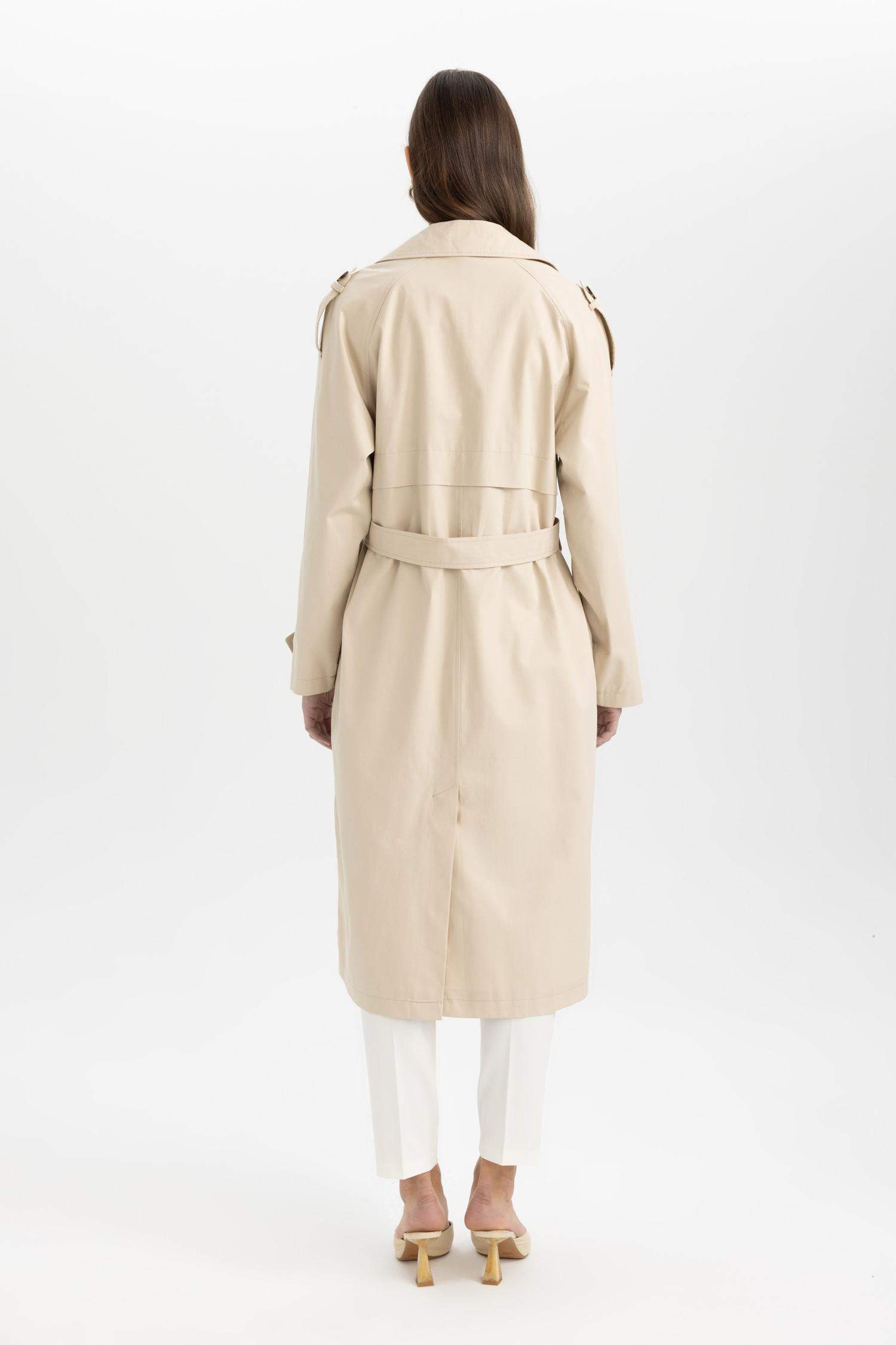 Тренчкот водоотталкивающий из искусственной кожи