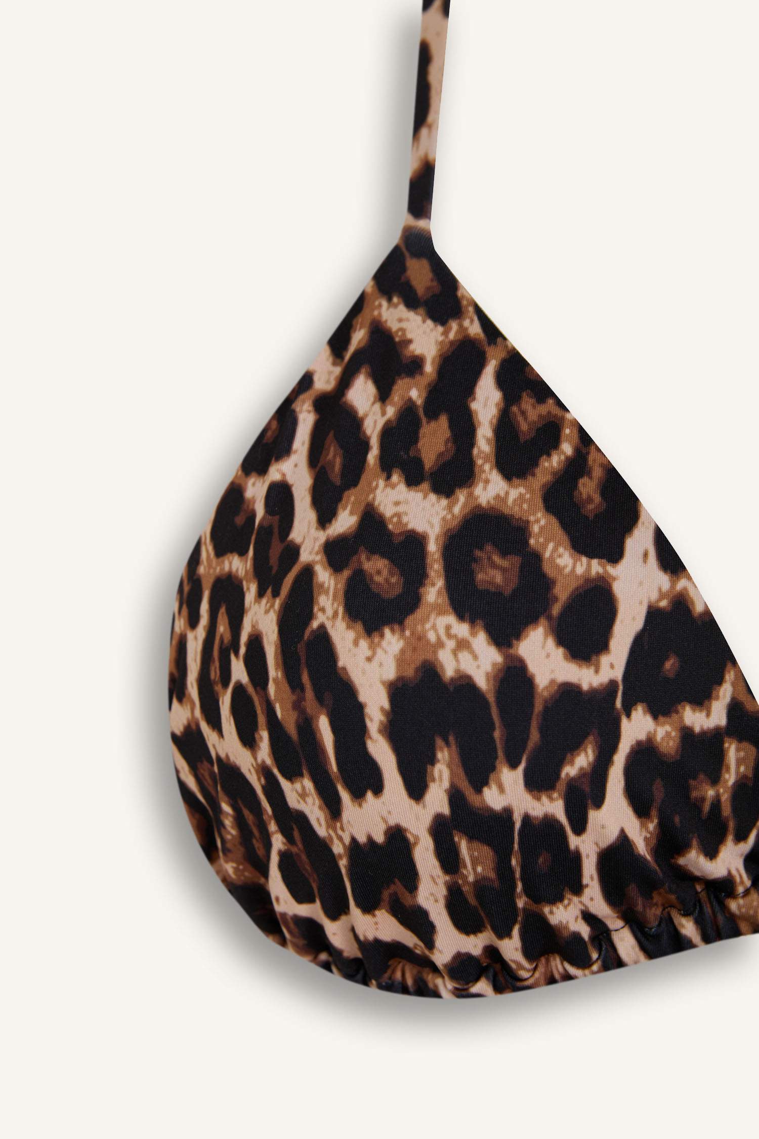 Leopar Desenli Bikini Üstü-Fall in Love