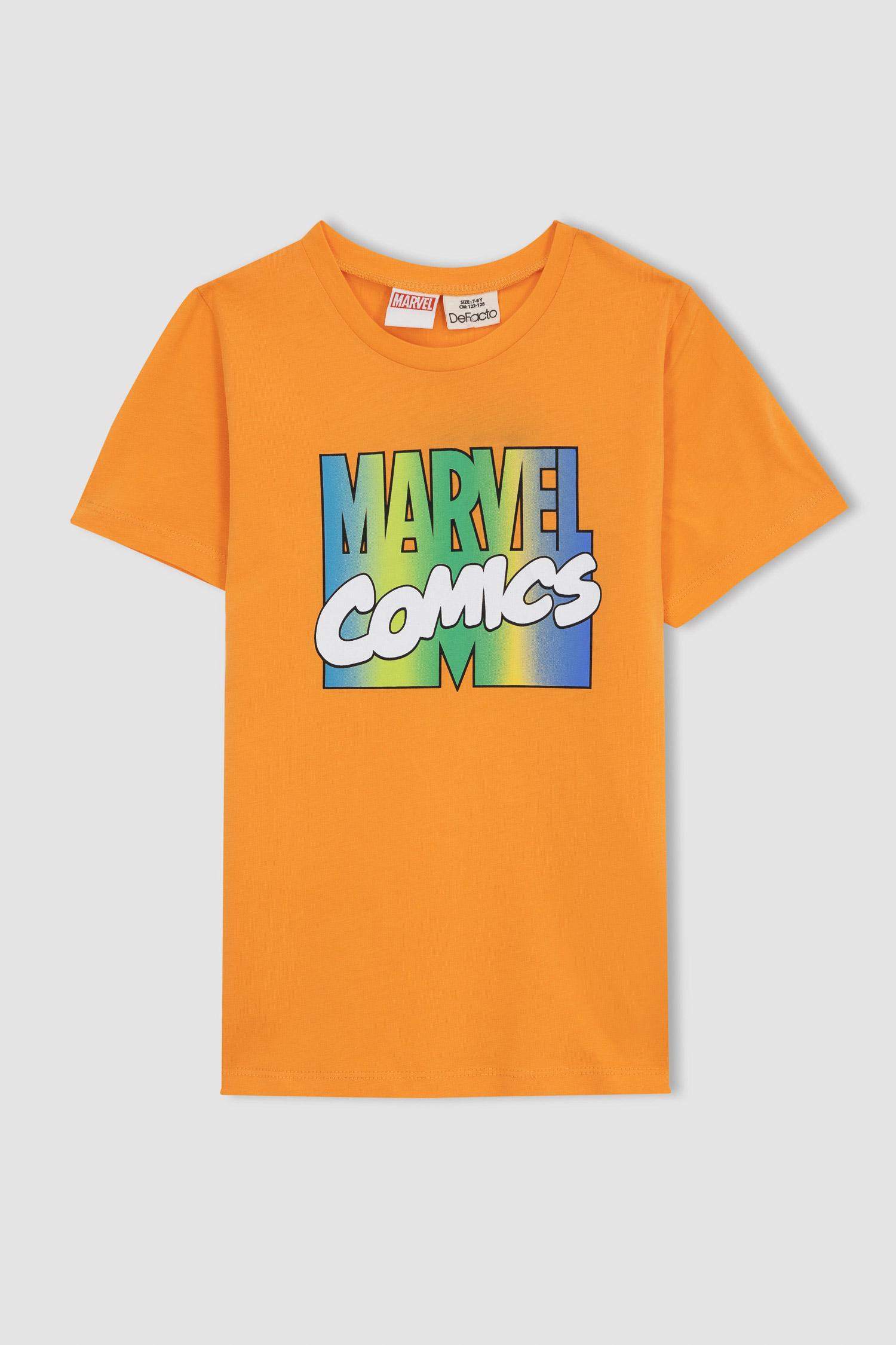 Boy Marvel Comics Short Sleeve T-Shirt Swimming Shorts 2-Pack