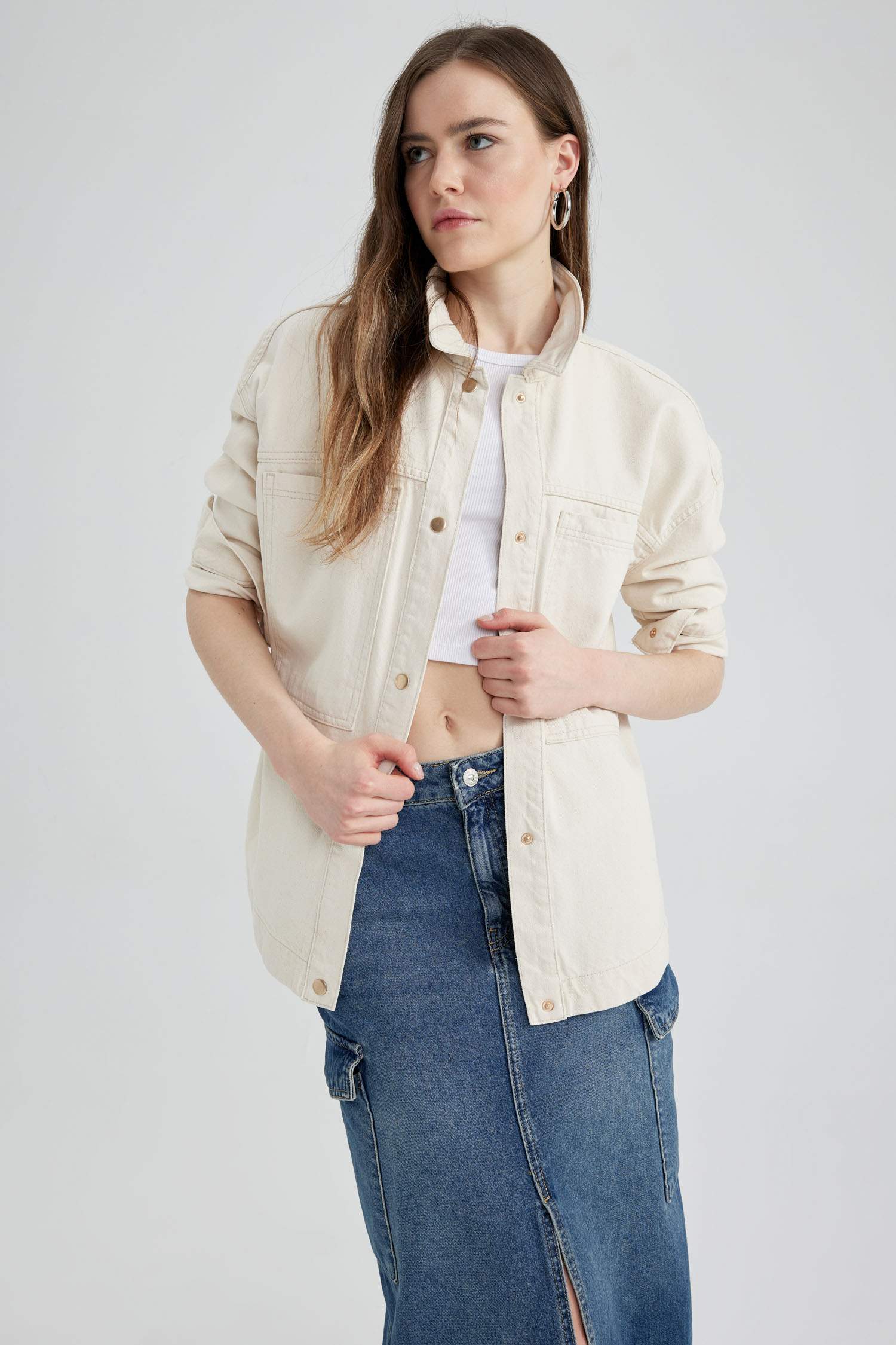 جاكيت جينز قطن