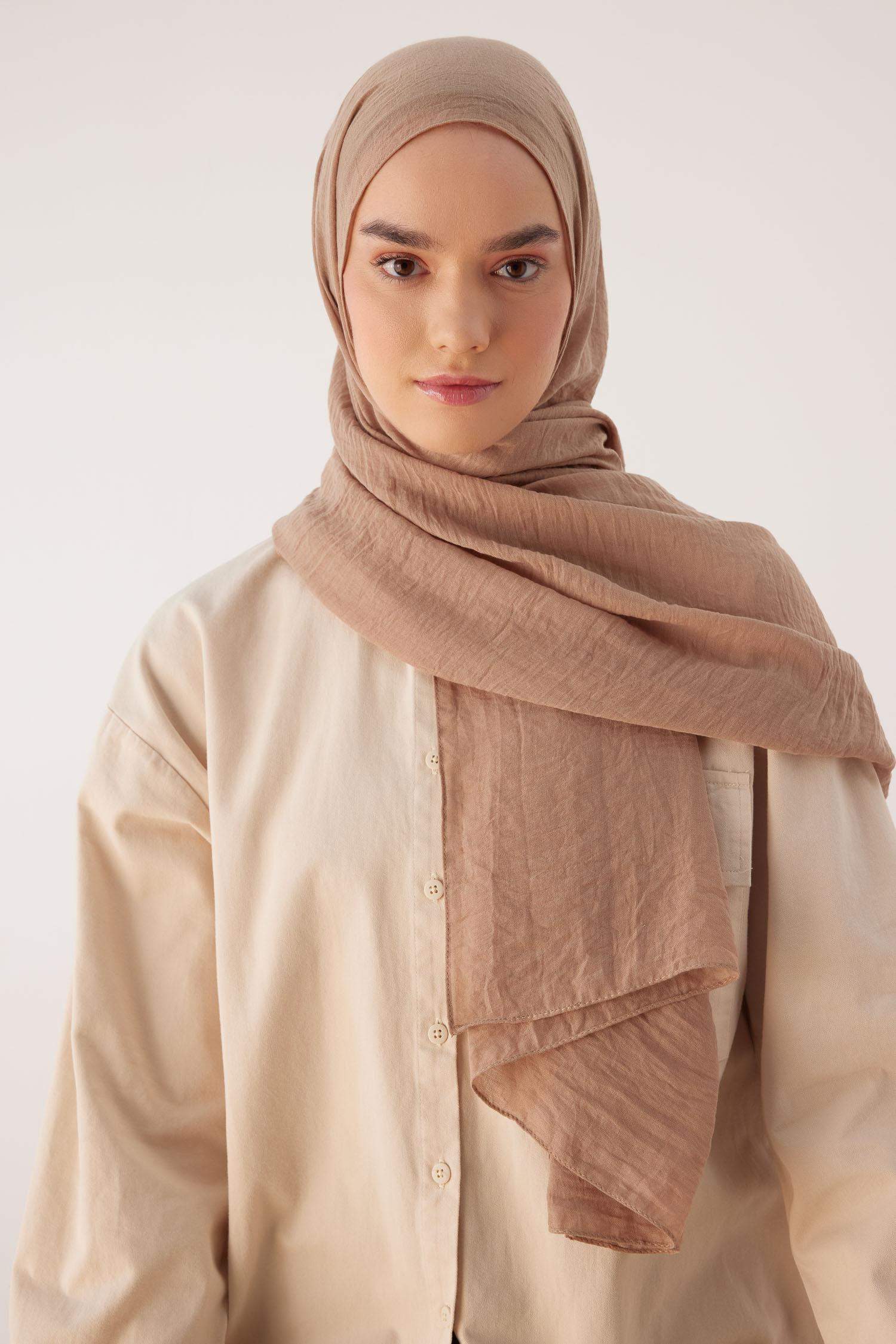 Woman Woven Hijab Shawl