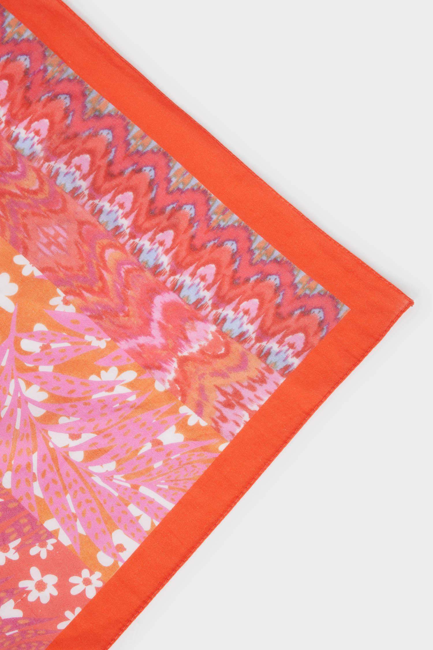 Kadın Desenli Pamuklu Bandana