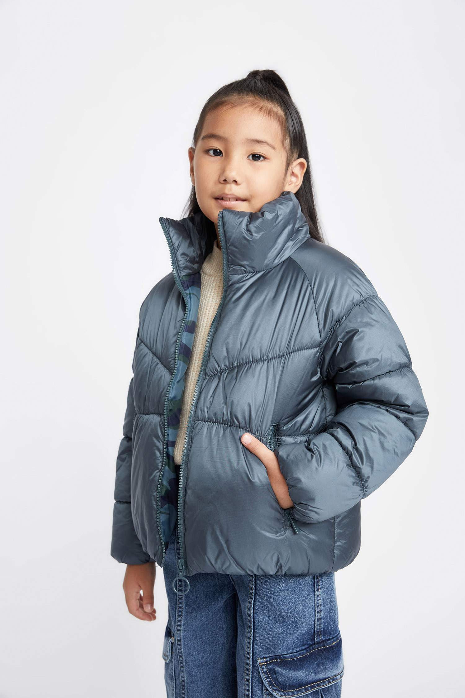 Куртка водонепроникний стандартного крою для дівчаток