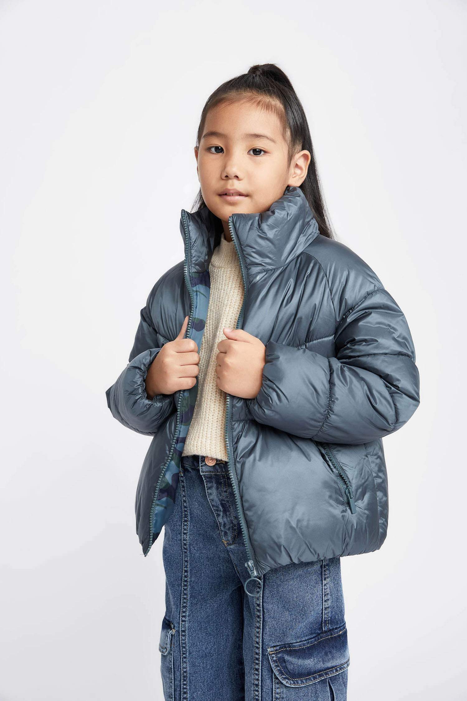 Куртка водонепроникний стандартного крою для дівчаток