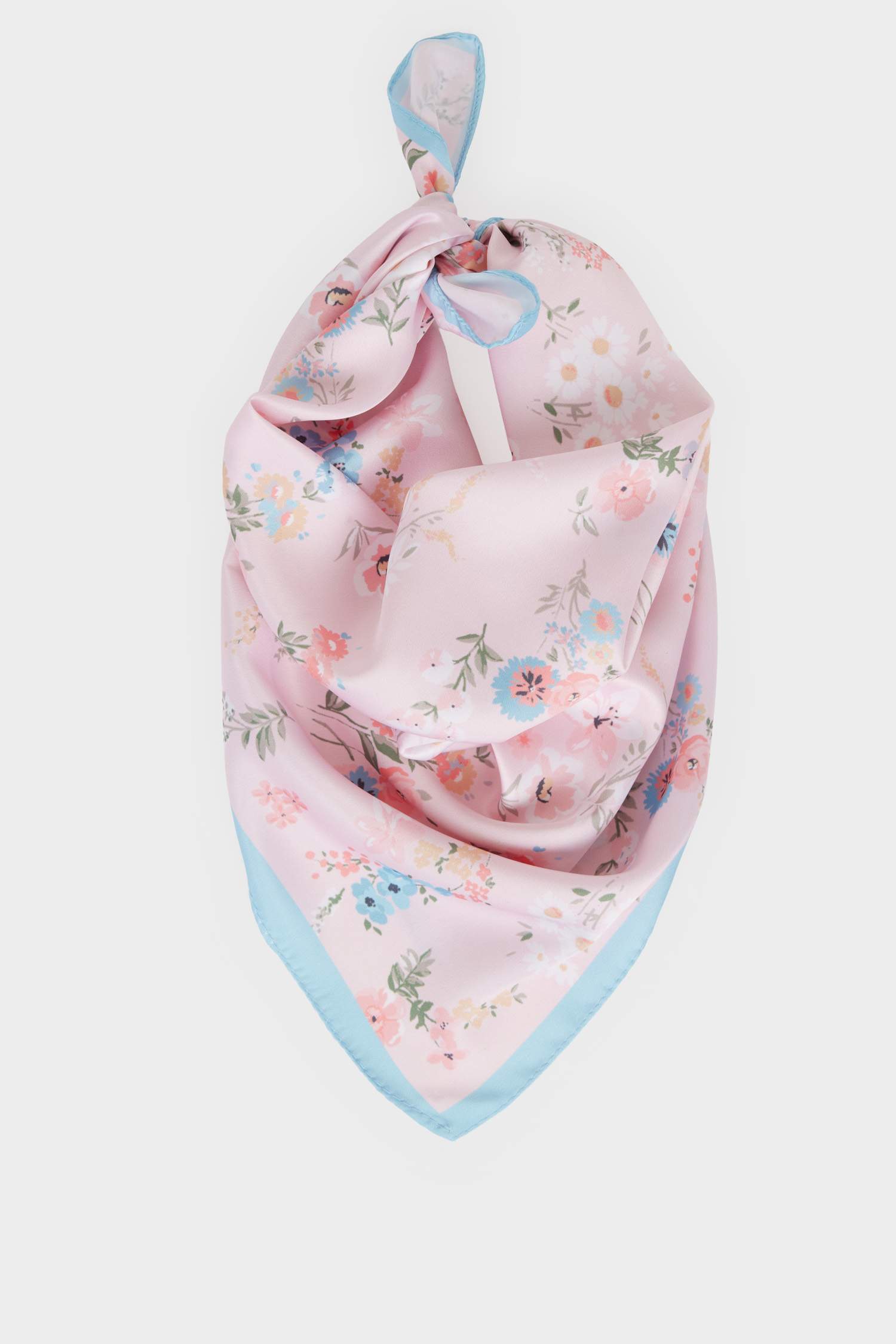 Kadın Çiçekli Dokuma Fular