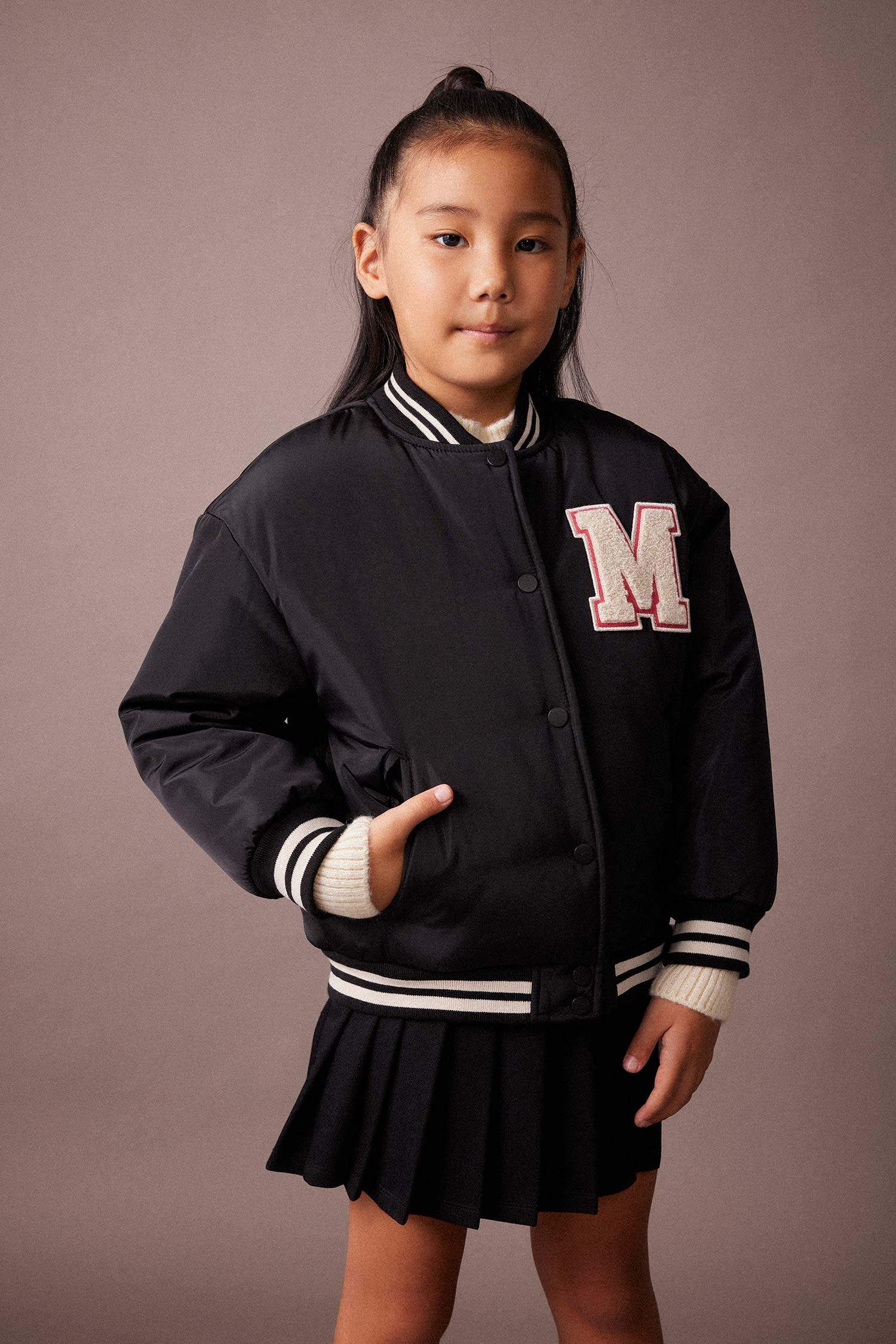 Куртка водонепроникний стандартного крою для дівчаток